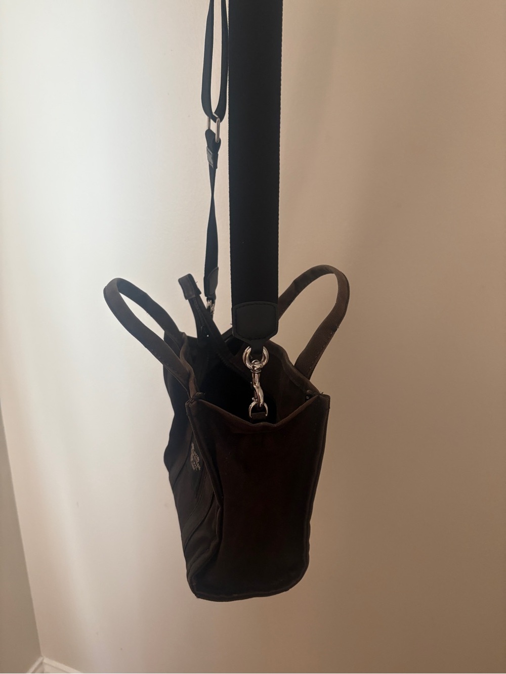 Marc Jacobs black Canvas Tote Bag with Shoulder Strap - Picture 5 of 7